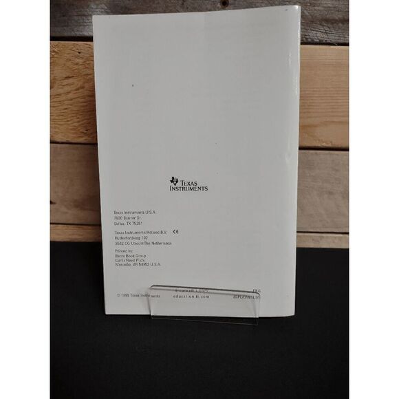 Texas Instruments TI-83 Plus Graphing Calculator Instruction Manual Only - Picture 2 of 2